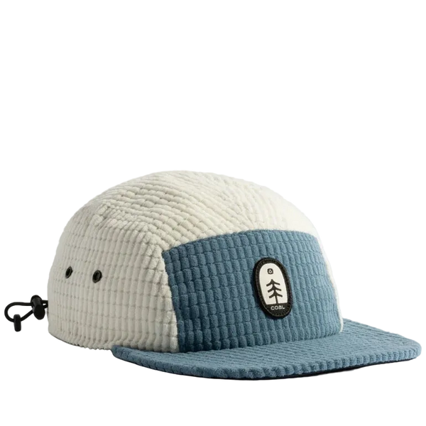 Coal Canyon Fleece 5-Panel Cap Bone/Blue