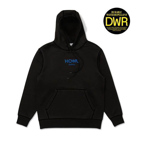 HOWL DWR Hoodie Black