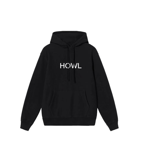 HOWL Logo Hoody Black