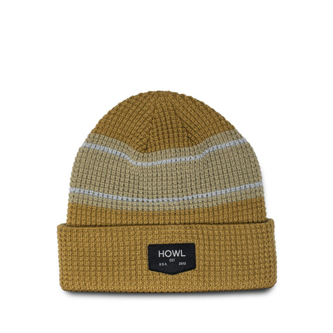 HOWL Stripe Beanie Tan