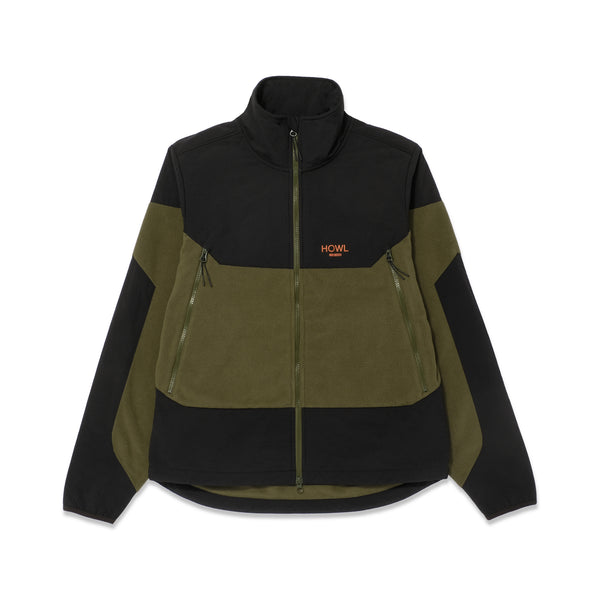HOWL Polar Fleece Zip Army