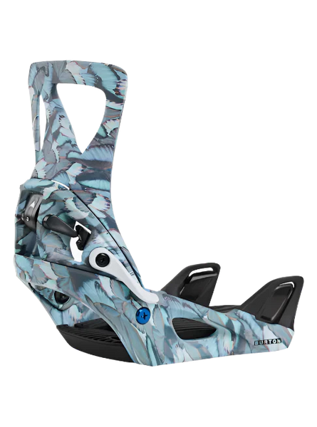 Burton Women's Step On Binding Blue Butterflies