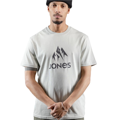 Jones Truckee Organic Tee Shirt Smoke Gray