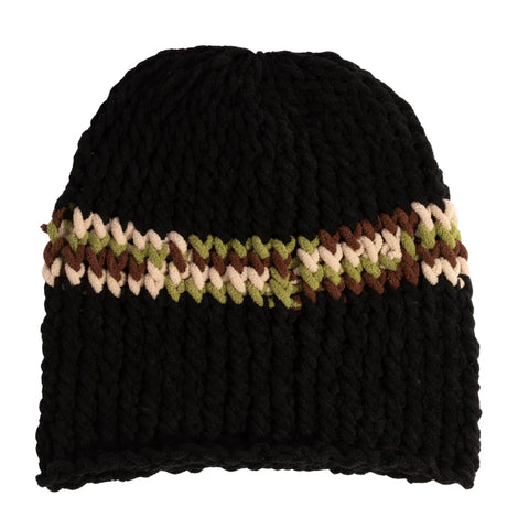 Lampshade Skully Beanie Black Camo