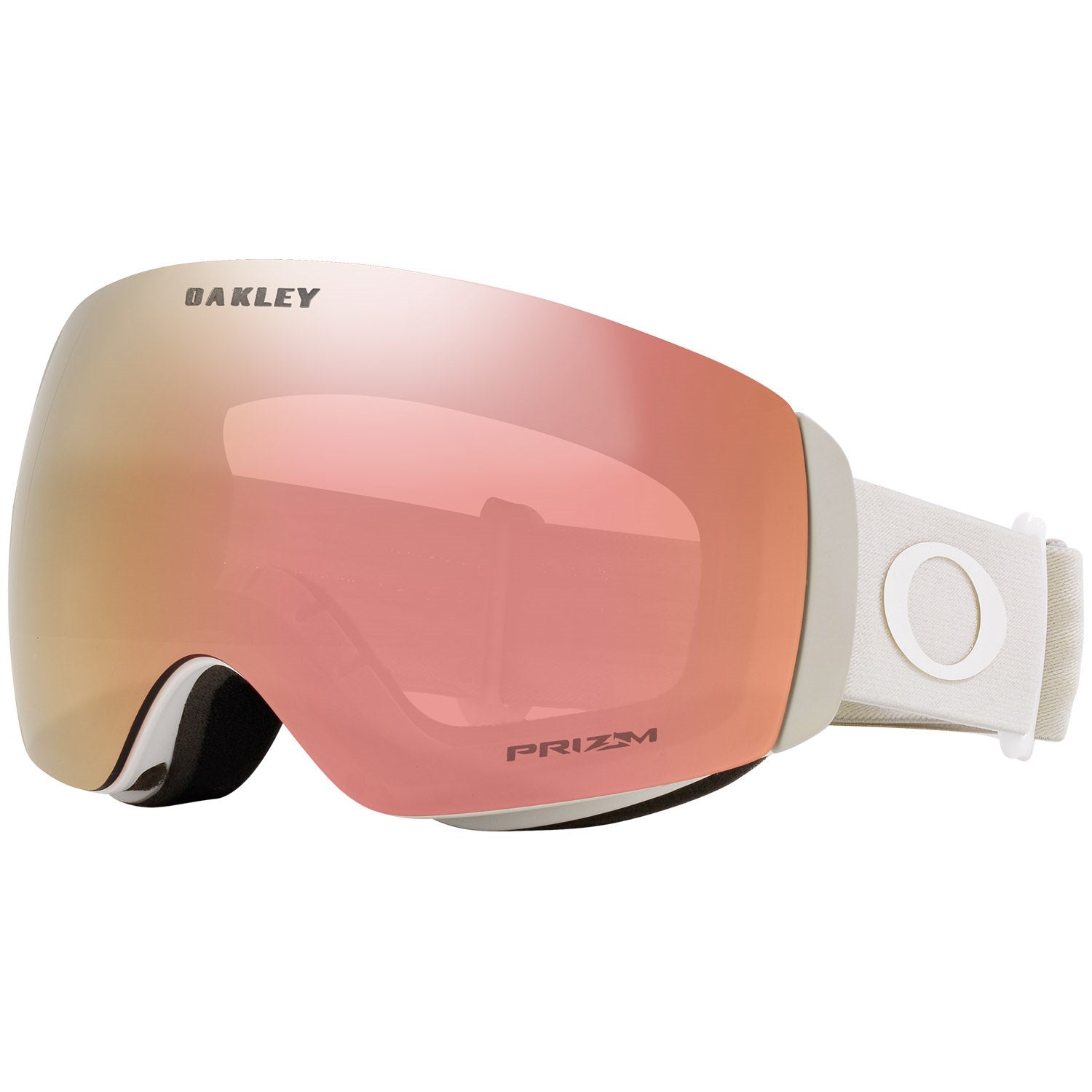oakley flight ski goggles Oakley Flight Deck M Goggles Matte Cool Grey / Prizm Rose Gold