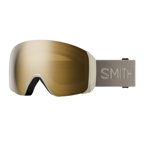Smith 4D Mag XL Ski/Snowboard Goggles - Chalk Frame + Sun Black Gold Mirror Lens