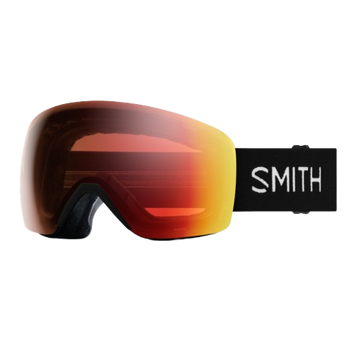 Smith Skyline Ski/Snow Goggles - Black Frame + Photochromic ChromaPop Pro Red Mirror Lens