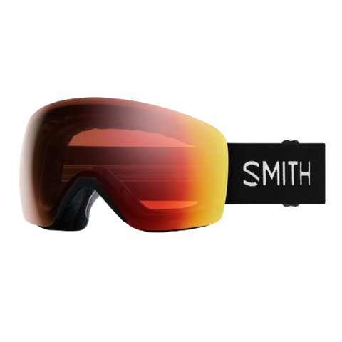 Smith Skyline Ski/Snow Goggles - Black Frame + Photochromic ChromaPop Pro Red Mirror Lens