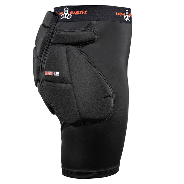 Triple 8 Bumsaver 2 Padded Shorts Black Side