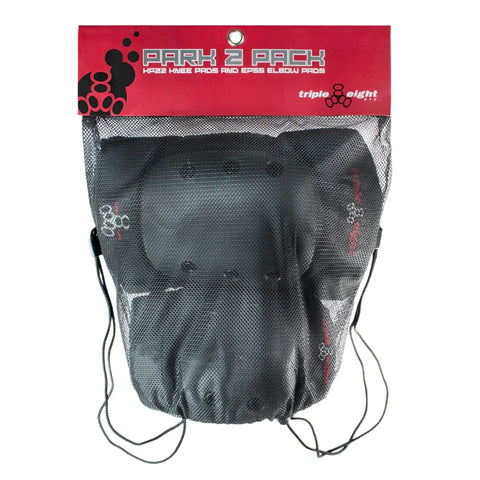 Triple 8 Park 2-Pack Knee and Elbow Pad Set