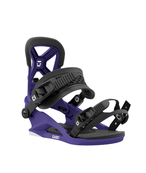 Union Cadet Kid's Snowboard Bindings 2024 Purple Front
