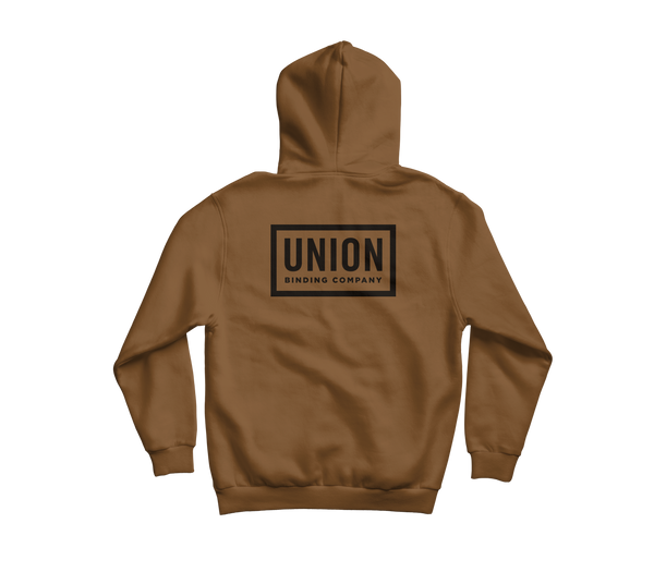 Union Team Hoodie Brown Back