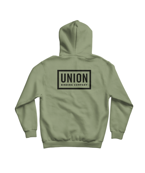 Union Team Hoodie Green Back