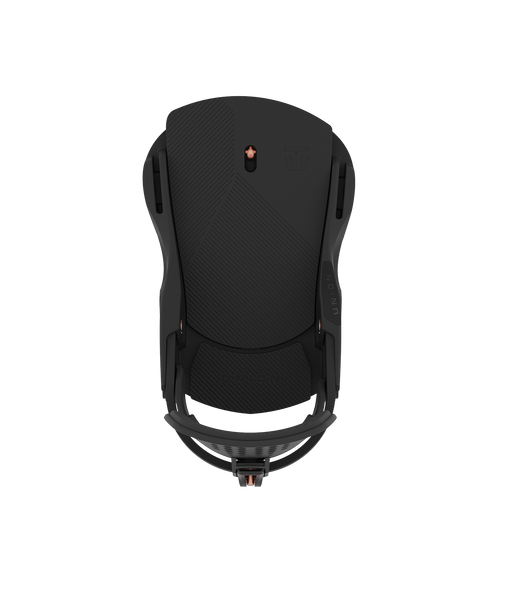 Union Trilogy 2024 Women's Snowboard Bindings Black Footbed
