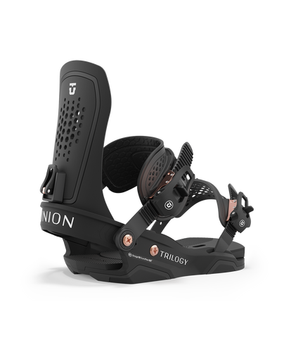 Union Trilogy 2024 Women's Snowboard Bindings Black Logo
