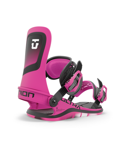 Union Womens Ultra Snowboard Bindings 2425 Hot Pink