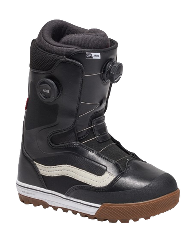 Vans Aura Pro Men's Snowboard Boots 2025 Black/White