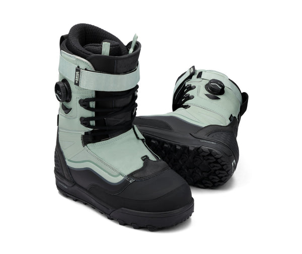 Vans Infuse Snowboard Boot 30th Anniversary Gray Olive Pair