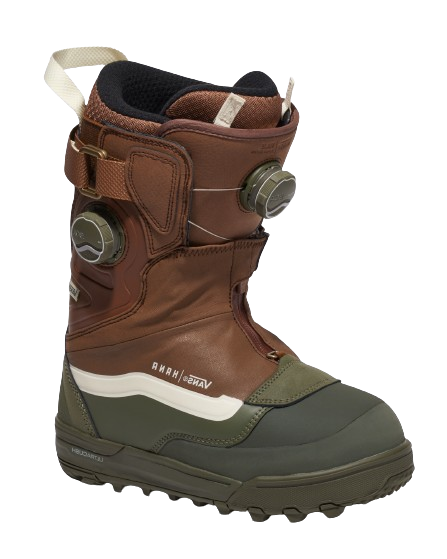 Vans Viaje Range Edition Women's Snowboard Boots 2025 Hana Beaman Grape Leaf/Brown