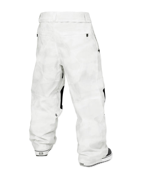 Volcom Billow Snowboard Pants White Camo Back