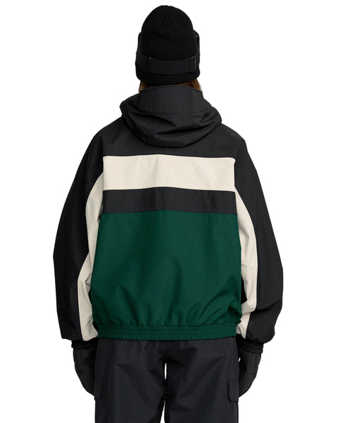 Volcom DLM Jacket Black Green Back