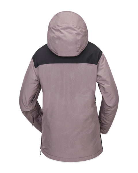 Volcom Fern Insulated Gore Pullover 2425 Dusty Lavender Back