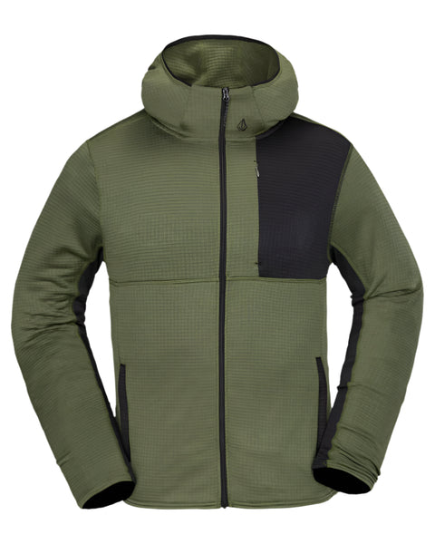 Volcom Gridlock Full Zip Ivy