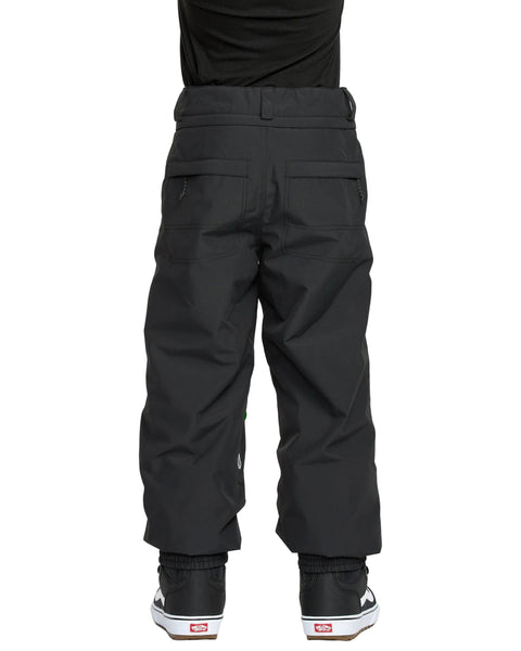 Volcom Kids Chaos Insulated Snowboard Pant Black Back