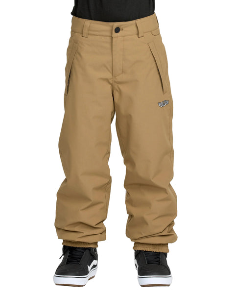 Volcom Kids Chaos Insulated Snowboard Pant Bronze