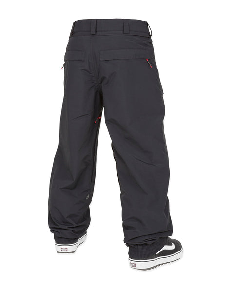 Volcom Longo Gore Tex Pant Chestnut Black Back