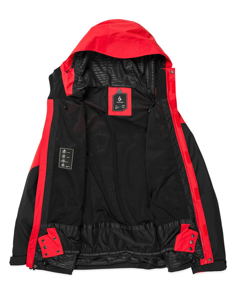 Volcom Primary Jacket Crimson Interior