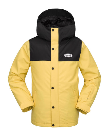 Volcom Kids Stone 91 Insulated Snowboard Jacket Dark Yellow 