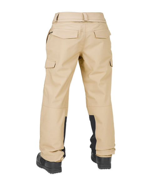 Volcom Womens Wilding Snow Pant Sand Back