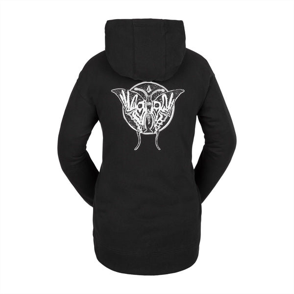 Volcom Women's Costus Hoodie 2024 Black Back