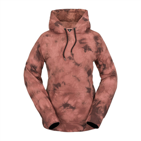 Volcom Women's Costus Hoodie 2024 Pink Salt Wash