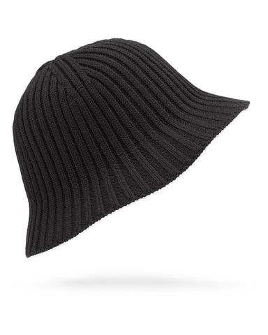 Volcom Yay Knit Bucket Hat Black