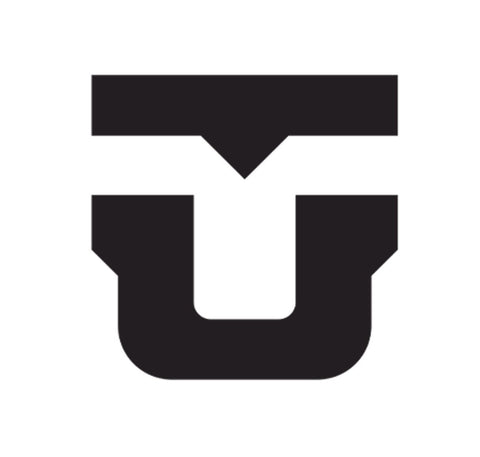 Union U Die Cut Sticker Black