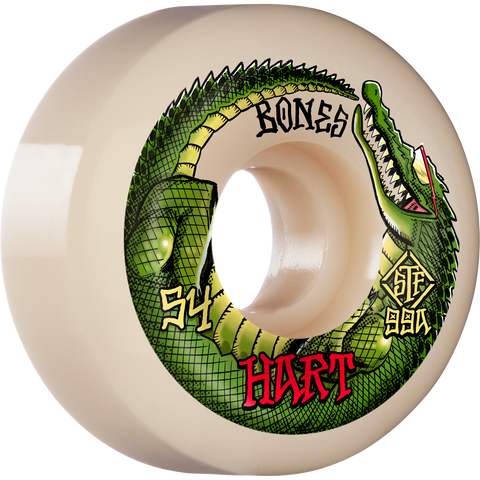 Bones Skate Wheels Hart Gator 54mm Naturals