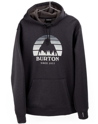 Burton Oak Pullover Hoodie - True Black Heather