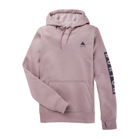 Burton Women's Oak Pullover Hoodie Elderberry Heather