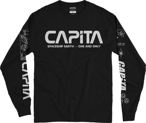 Capita Spaceship Long Sleeve Tee Black