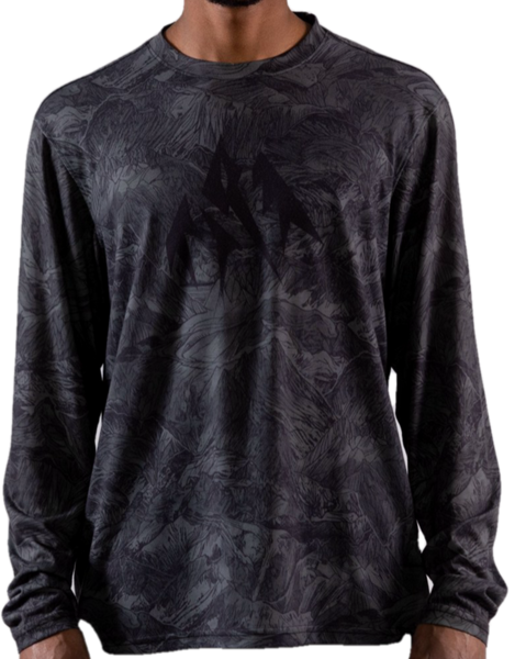 Jones Long Sleeve Tech Tee Mountain Camo