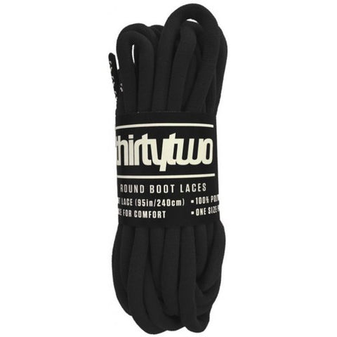 Thirtytwo Boot Laces Black