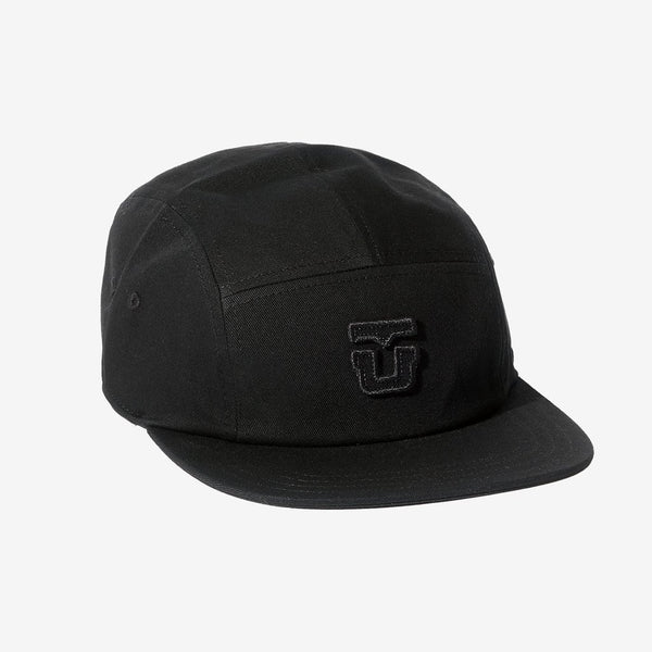 Union 5 Panel Hat Black Black